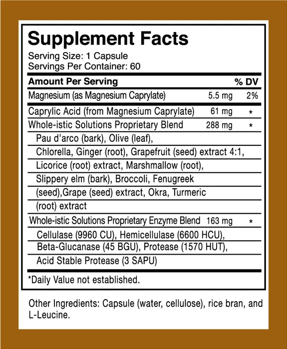 Intestinal Support-60 capsules - Image 2