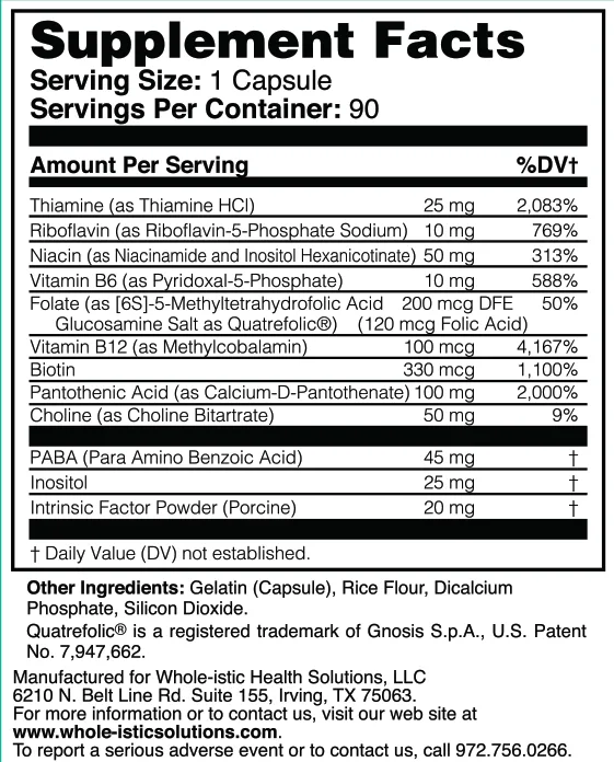 Methyl B - 90 capsules - Image 2