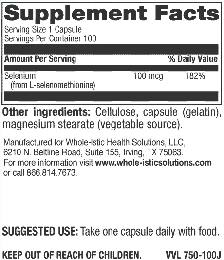 Selenium - 100 capsules - Image 2