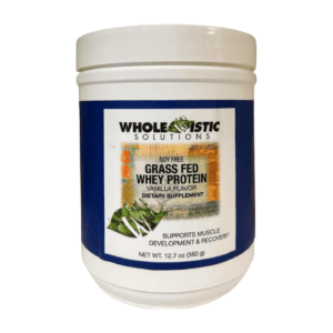 Whey Protein - Vanilla Grass-Fed (12.7 oz) - NEW Vanilla Cake Flavor!